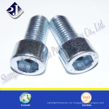 Tornillo de cabeza hexagonal DIN912 con zinc